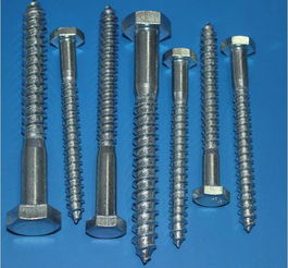 国标六角木螺丝加工厂 德祥金属制品 蓝白锌六角木螺丝生产厂家