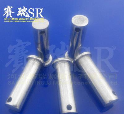 销轴国标GB882高强度销轴工厂直营带孔异型平头圆柱头加工定